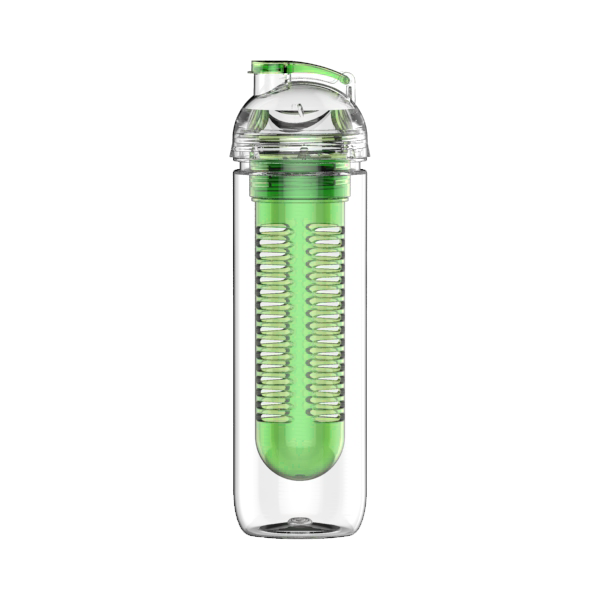 800ml tritan Infusion Water Bottle with Infuser - Pink Fruit Infuser for Cold Brew Tea and Flavored Water BPA FREE