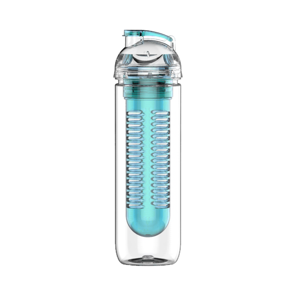 800ml tritan Infusion Water Bottle with Infuser - Pink Fruit Infuser for Cold Brew Tea and Flavored Water BPA FREE