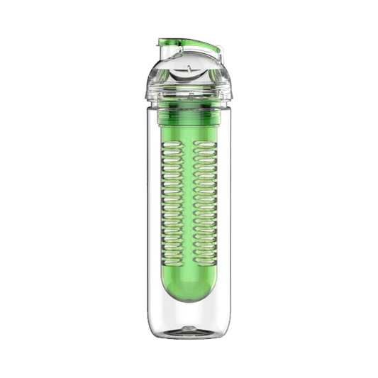800ml tritan Infusion Water Bottle with Infuser - Pink Fruit Infuser for Cold Brew Tea and Flavored Water BPA FREE
